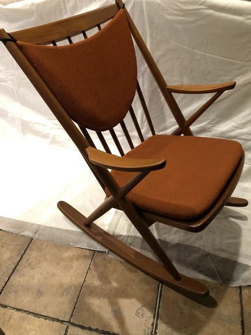 Antique Rocking Chairs with Cushion thumbnail