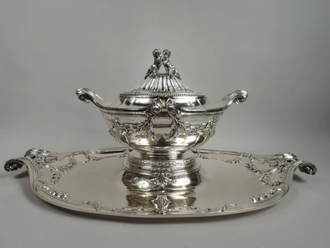 Antique Rococo Silver Bowls thumbnail