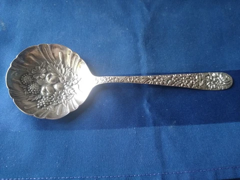 Antique Rococo Silver Spoons thumbnail