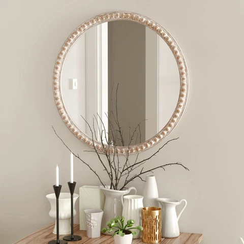 Antique Round Accent Mirrors thumbnail
