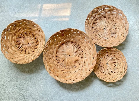 Antique Round Storage Baskets thumbnail