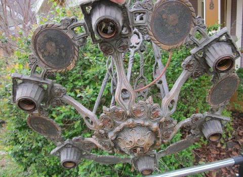 Antique Salvage Chandeliers thumbnail