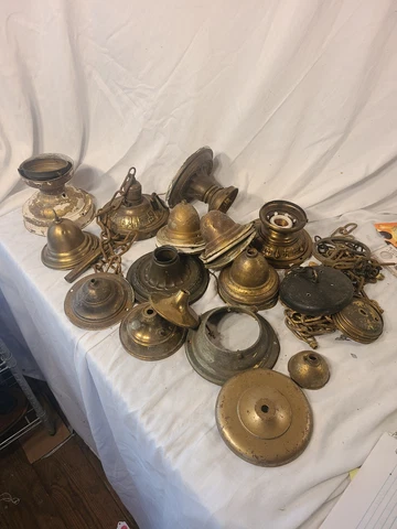 Antique Salvage Pan Lights thumbnail