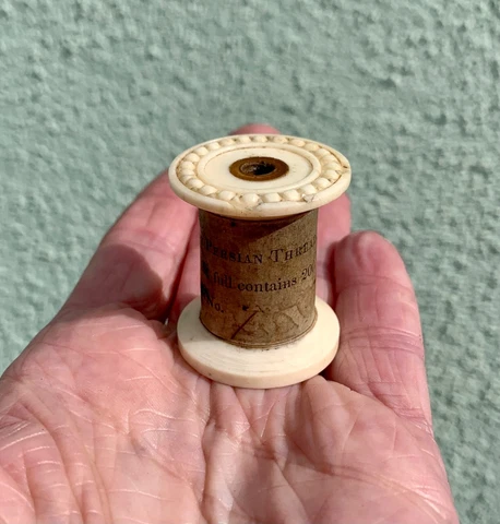 Antique Sewing Empty Spools thumbnail