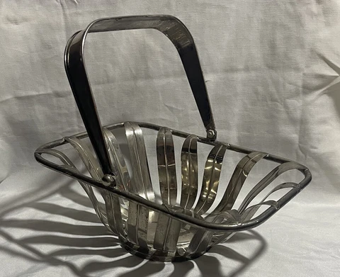 Antique Silver Bread Baskets thumbnail