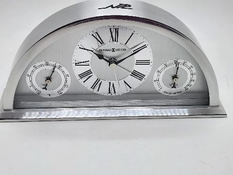 Antique Silver Desk Clocks thumbnail