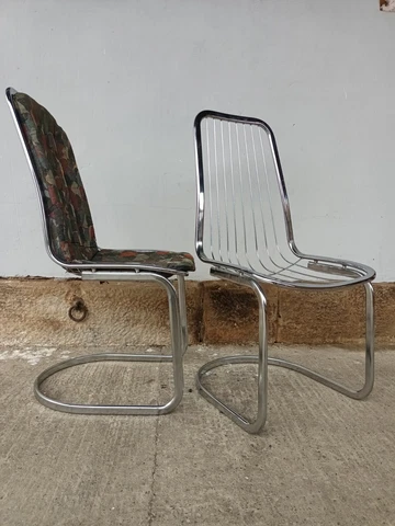 Antique Silver Dining Chairs thumbnail