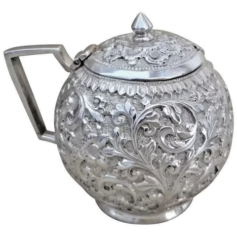 Antique Silver Mustard Pots thumbnail