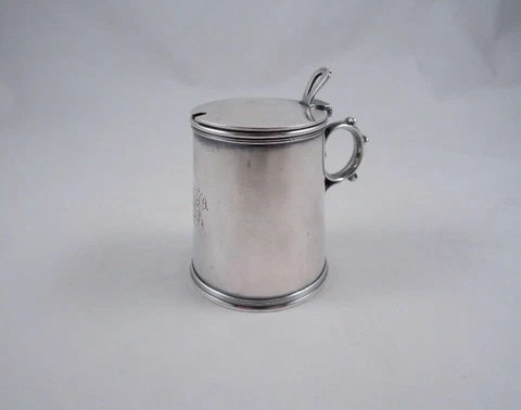 Antique Silver Mustard Pots thumbnail