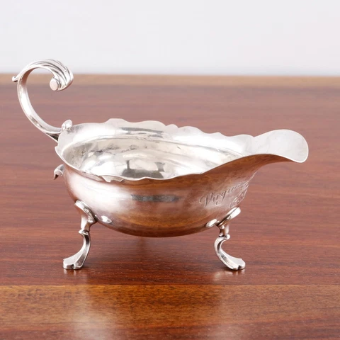 Antique Silver Sauce Boats thumbnail