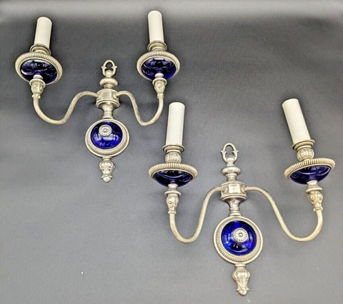 Antique Silver Sconces thumbnail