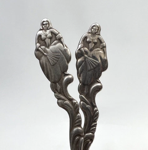 Antique Silver Souvenir Spoons thumbnail