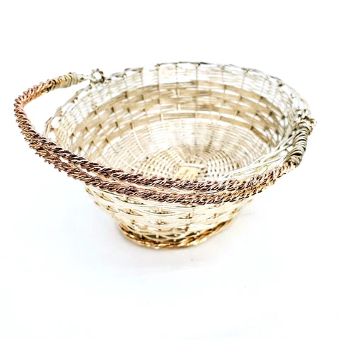 Antique Silver Storage Baskets thumbnail