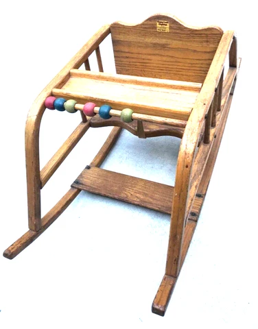 Antique Solid Wood Rocking Chairs thumbnail