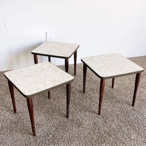 Antique Square Nesting Tables thumbnail