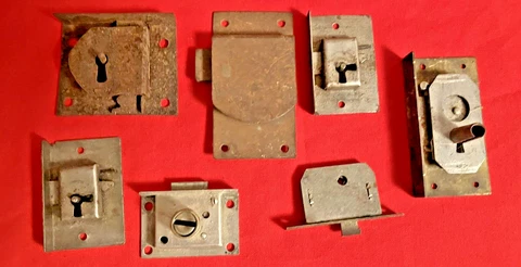 Antique Steel Cabinet Locks thumbnail