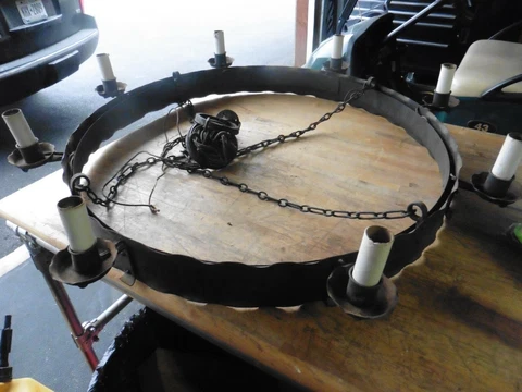 Antique Steel Chandeliers thumbnail