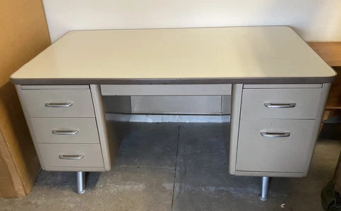 Antique Steel Tanker Desks thumbnail