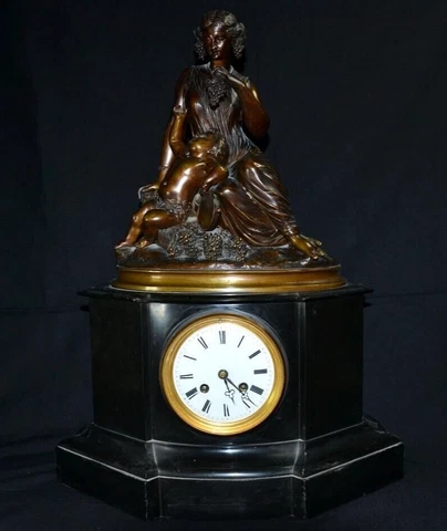 Antique Stone Desk Clocks thumbnail