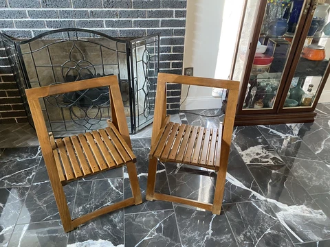 Antique Teak Chairs thumbnail