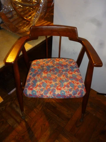 Antique Teak Lounge Chairs thumbnail