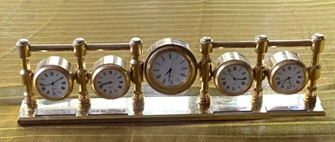 Antique Time Zones Desk Clocks thumbnail