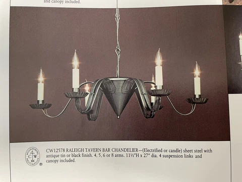 Antique Tin Chandeliers thumbnail