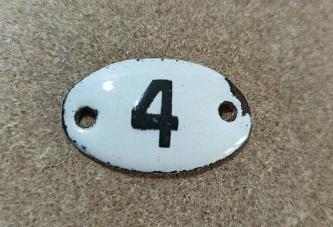 Antique Tin House Numbers thumbnail
