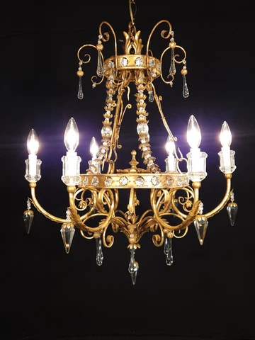 Antique Tole Chandeliers thumbnail
