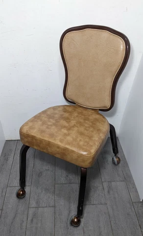 Antique Tufted Lounge Chairs thumbnail