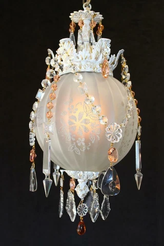 Antique Updated Wiring Globe Fixtures thumbnail