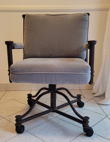 Antique Velvet Armchairs thumbnail
