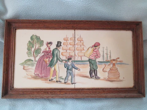 Antique Victorian Art Tiles thumbnail