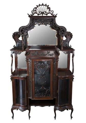 Antique Victorian Curio Cabinets thumbnail