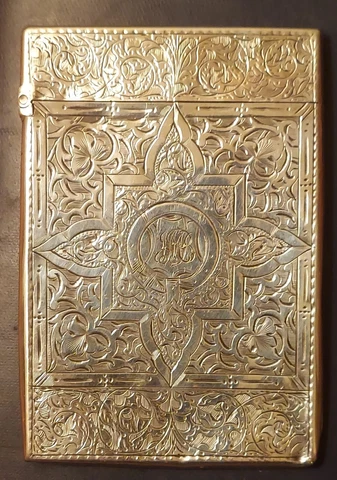 Antique Victorian Silver Card Cases thumbnail