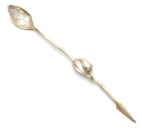 Antique Victorian Silver Serving Spoons