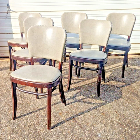 Antique Vinyl Side Chairs thumbnail