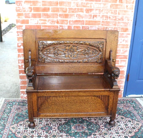 Antique Walnut Benches thumbnail