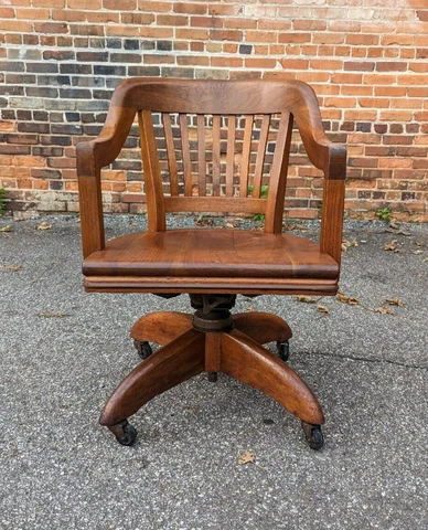 Antique Walnut Desk Chairs thumbnail