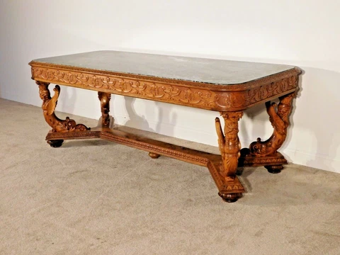 Antique Walnut Library Tables thumbnail