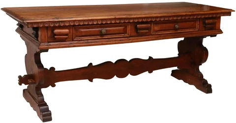 Antique Walnut Library Tables thumbnail