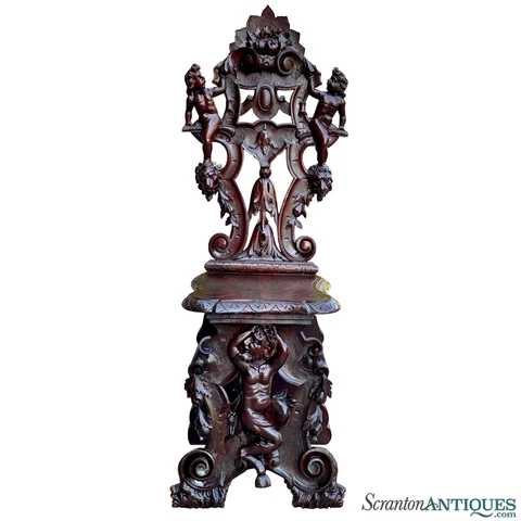 Antique Walnut Side Chairs thumbnail