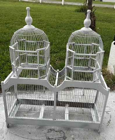 Antique White Bird Houses thumbnail