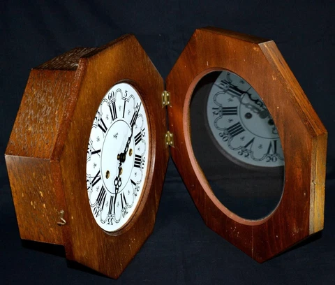 Antique White Desk Clocks thumbnail