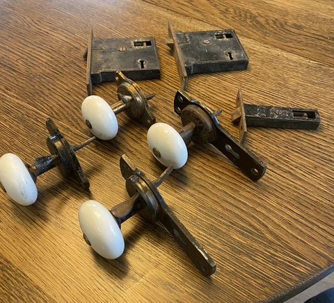 Antique White Door Locks thumbnail