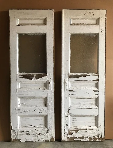 Antique White Double Doors thumbnail