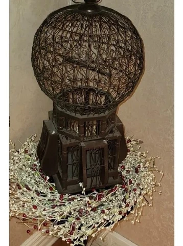 Antique Wood Bird Cages Houses thumbnail