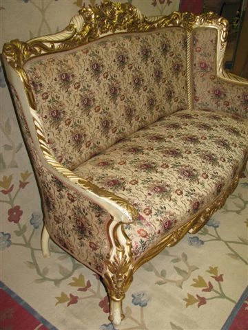 Antique Wood Chaises thumbnail
