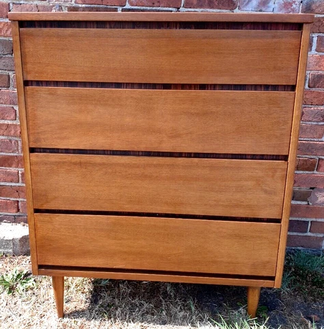 Antique Wood Chest Of Drawers thumbnail