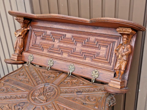 Antique Wood Coat Racks thumbnail